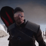 Благодаря моду для The Witcher 3 Геральт может кататься на сноуборде