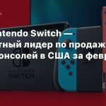 NPD: Nintendo Switch — абсолютный лидер по продажам среди консолей в США за февраль