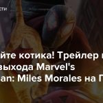Выпускайте котика! Трейлер по случаю выхода Marvel’s Spider-Man: Miles Morales на ПК